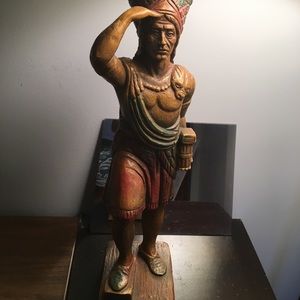 Native American Chief Statue